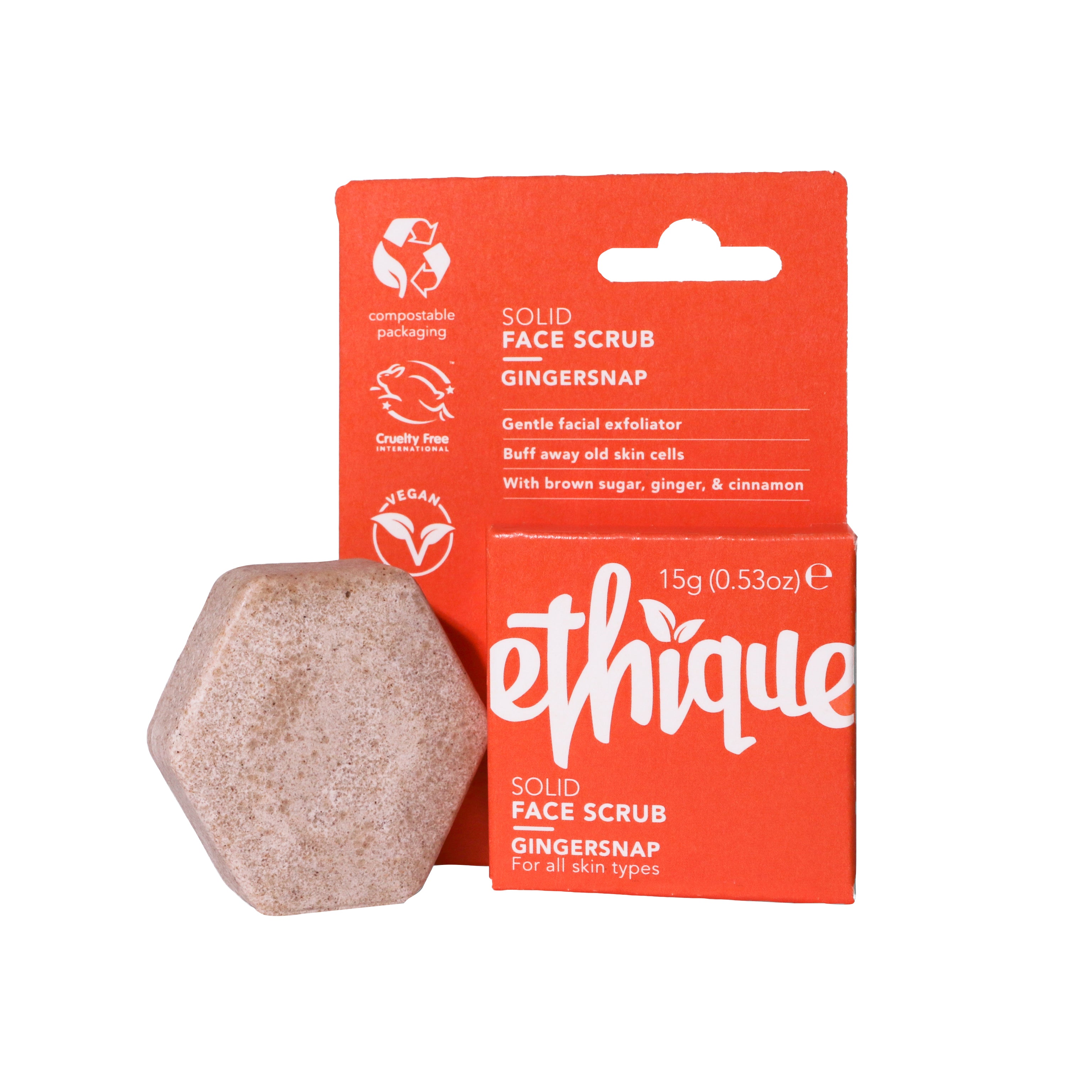 Gingersnap™ Gentle Solid Face Scrub Mini