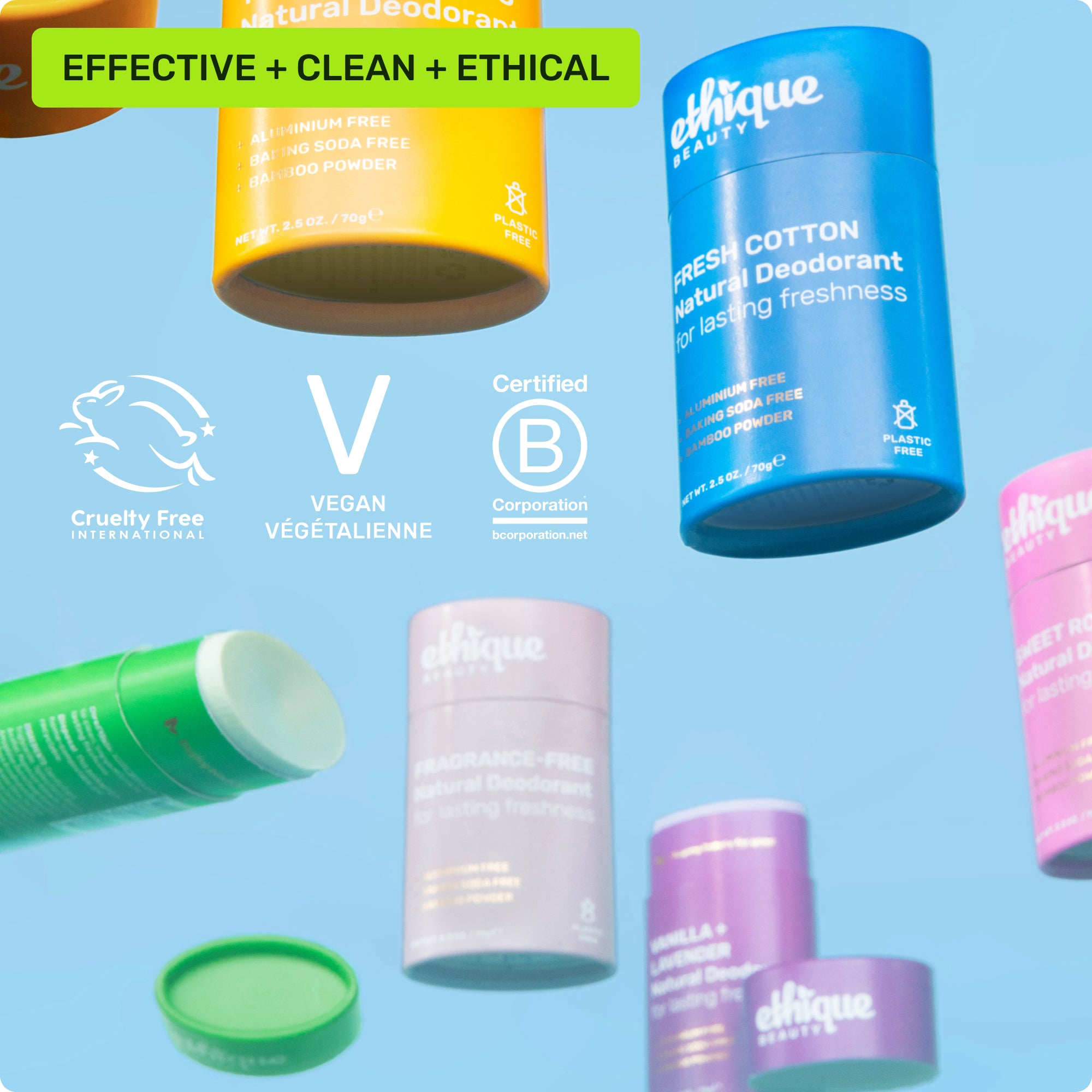 FRAGRANCE-FREE Natural Deodorant