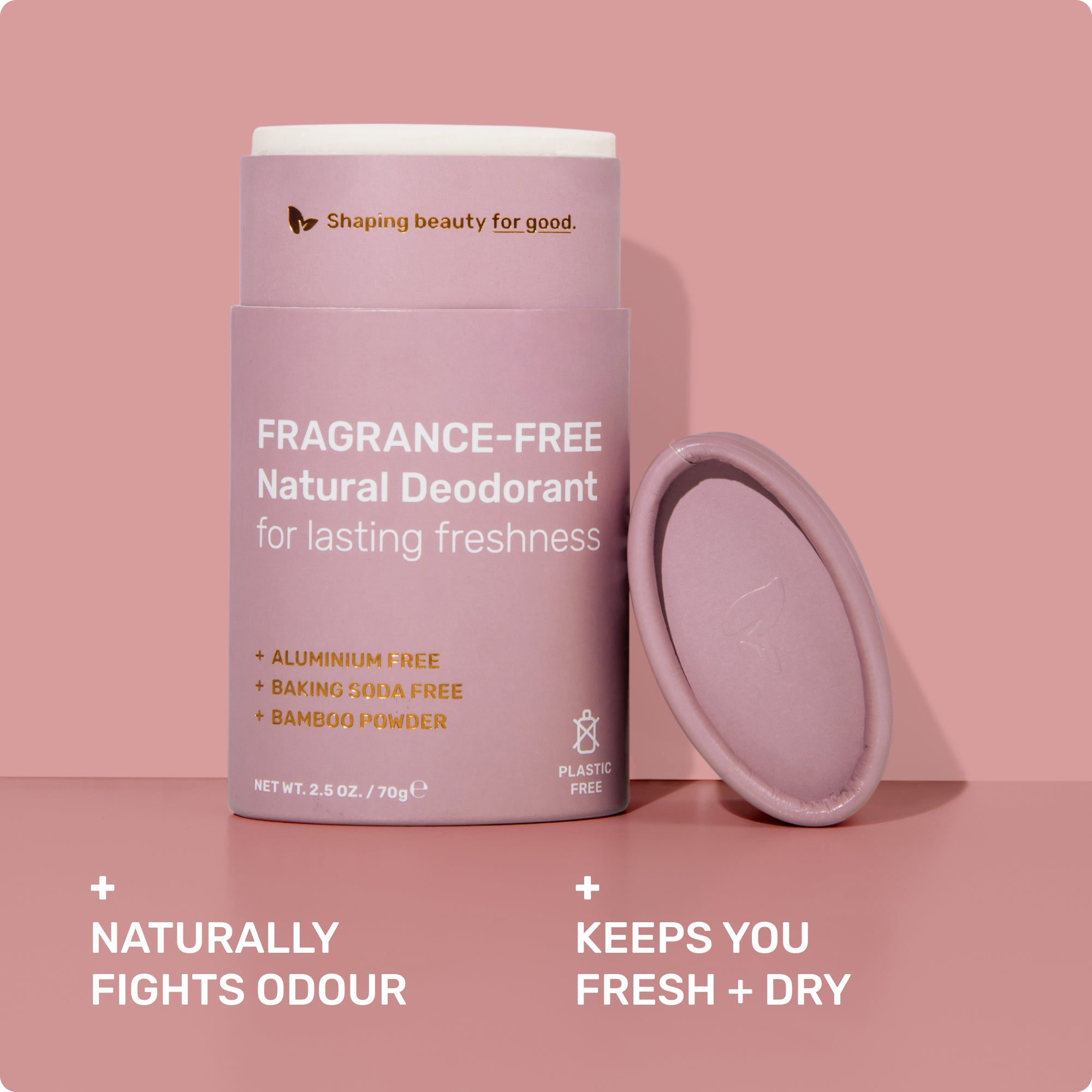 FRAGRANCE-FREE Natural Deodorant