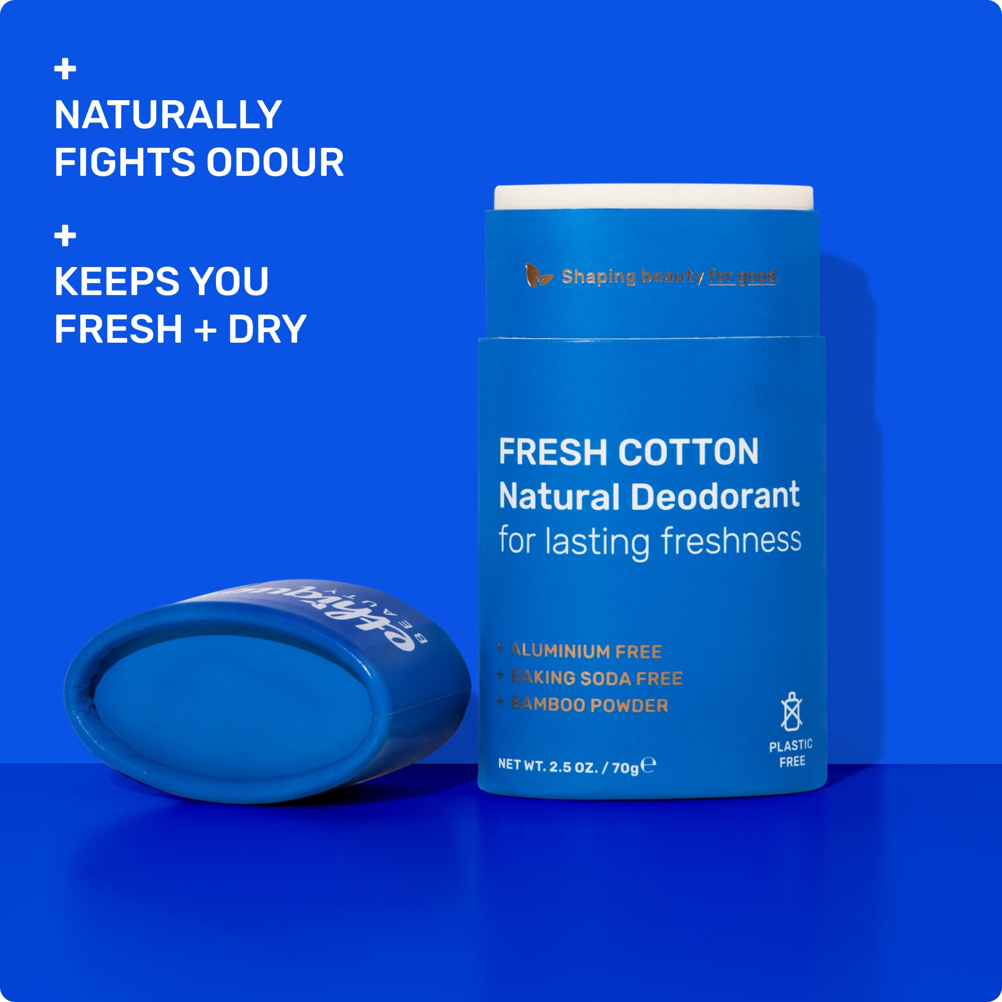 Naturally fights odour, keep your fresh and dry