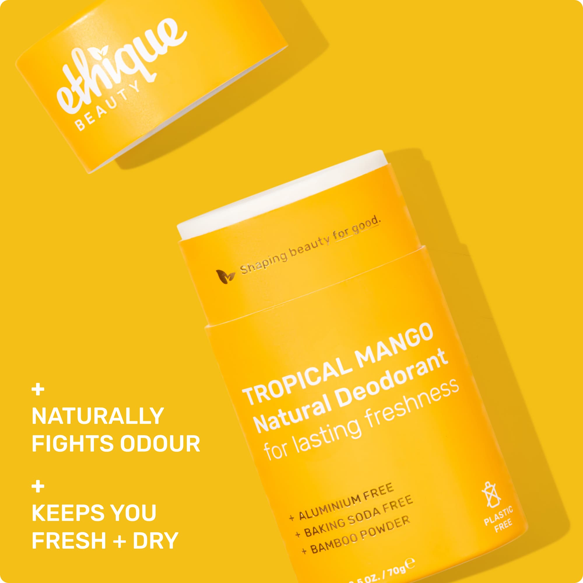 Naturally fights odour, keep your fresh and dry