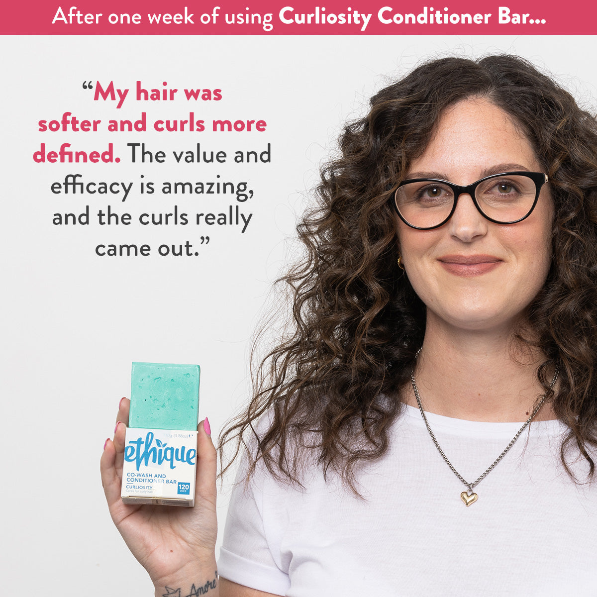 Moisturizing Conditioner Bar for Curly and Coily Hair: Curliosity™