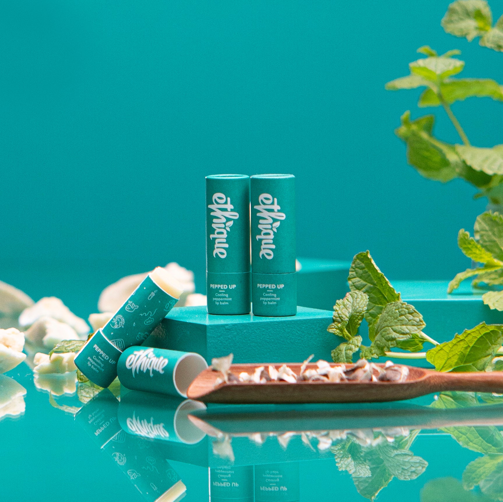 Nourishing lip balm pepped up