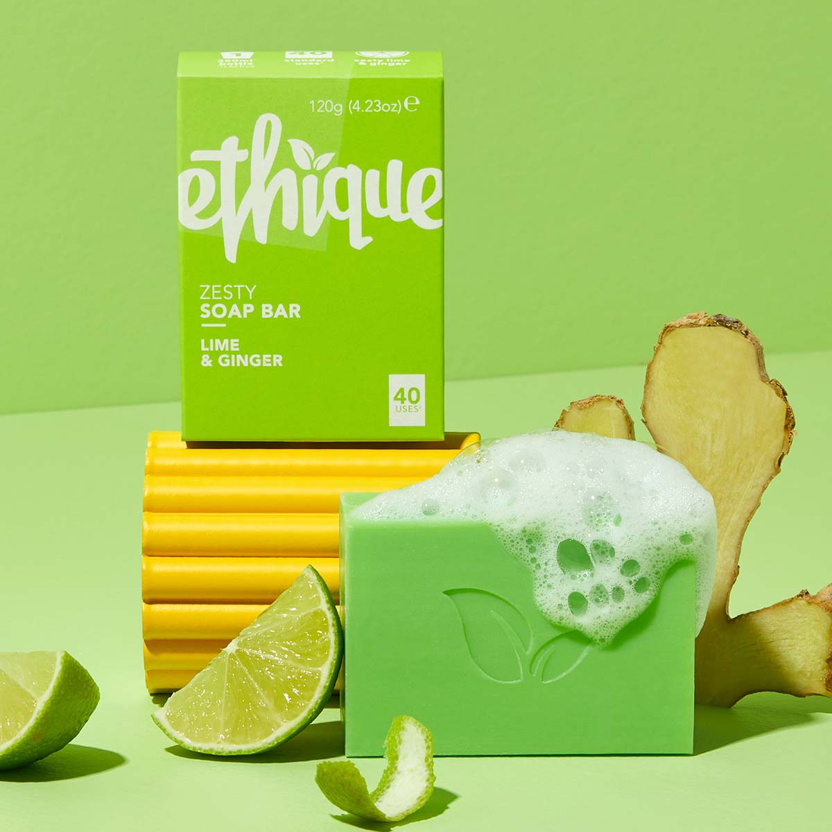 Ethique Bodywash, Pumice, Tea Tree & Spearmint - 4.23 oz
