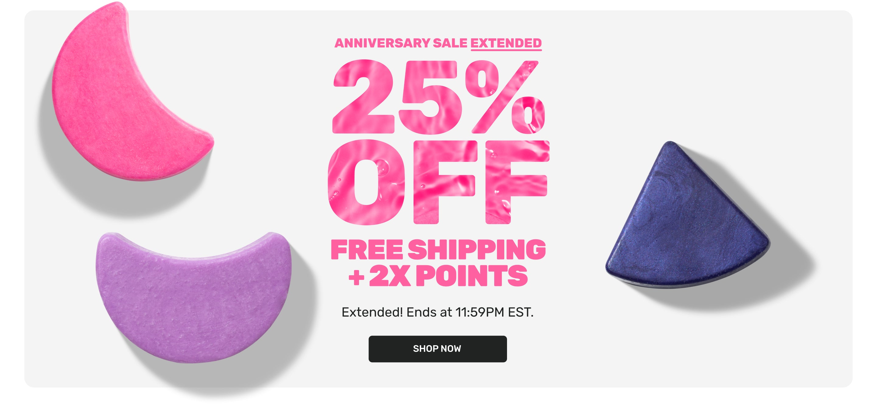 Anniversary Sale Extended
25% off
free shipping + 2X points
Extended! ends at 11:59 PM
shop now
