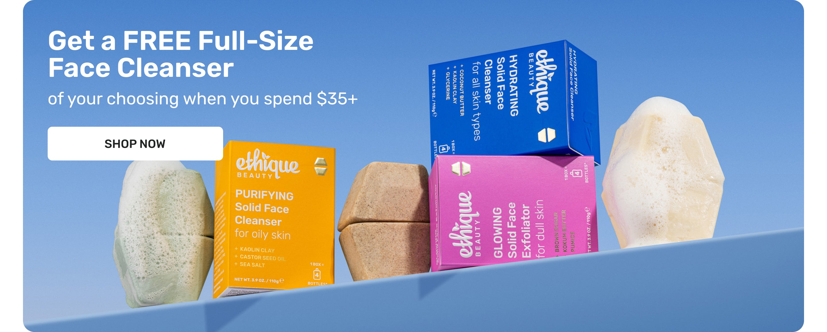 Get a FREE Full-Size Face Cleanser of your choosing when your spend $35+ SHOP NOW