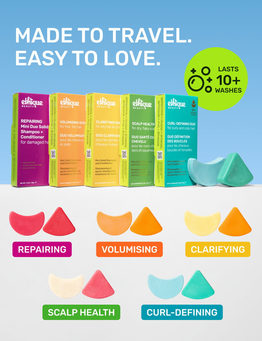 Mini Duos - Made to travel. Easy to love.