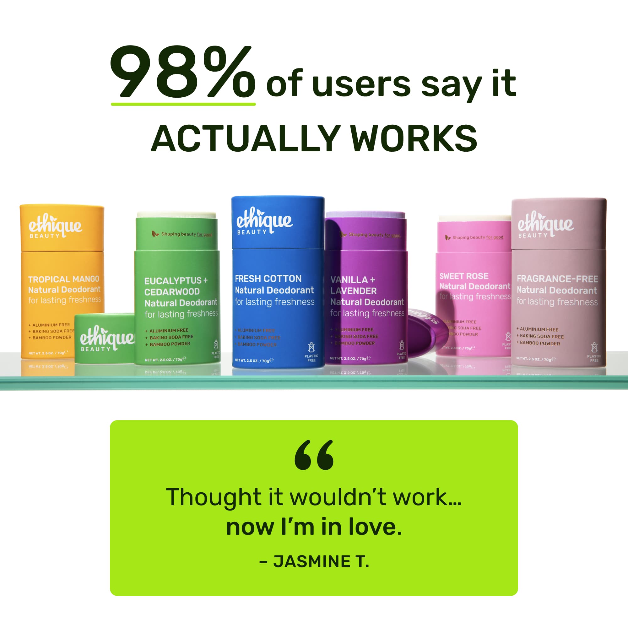 98% of users say it actually works