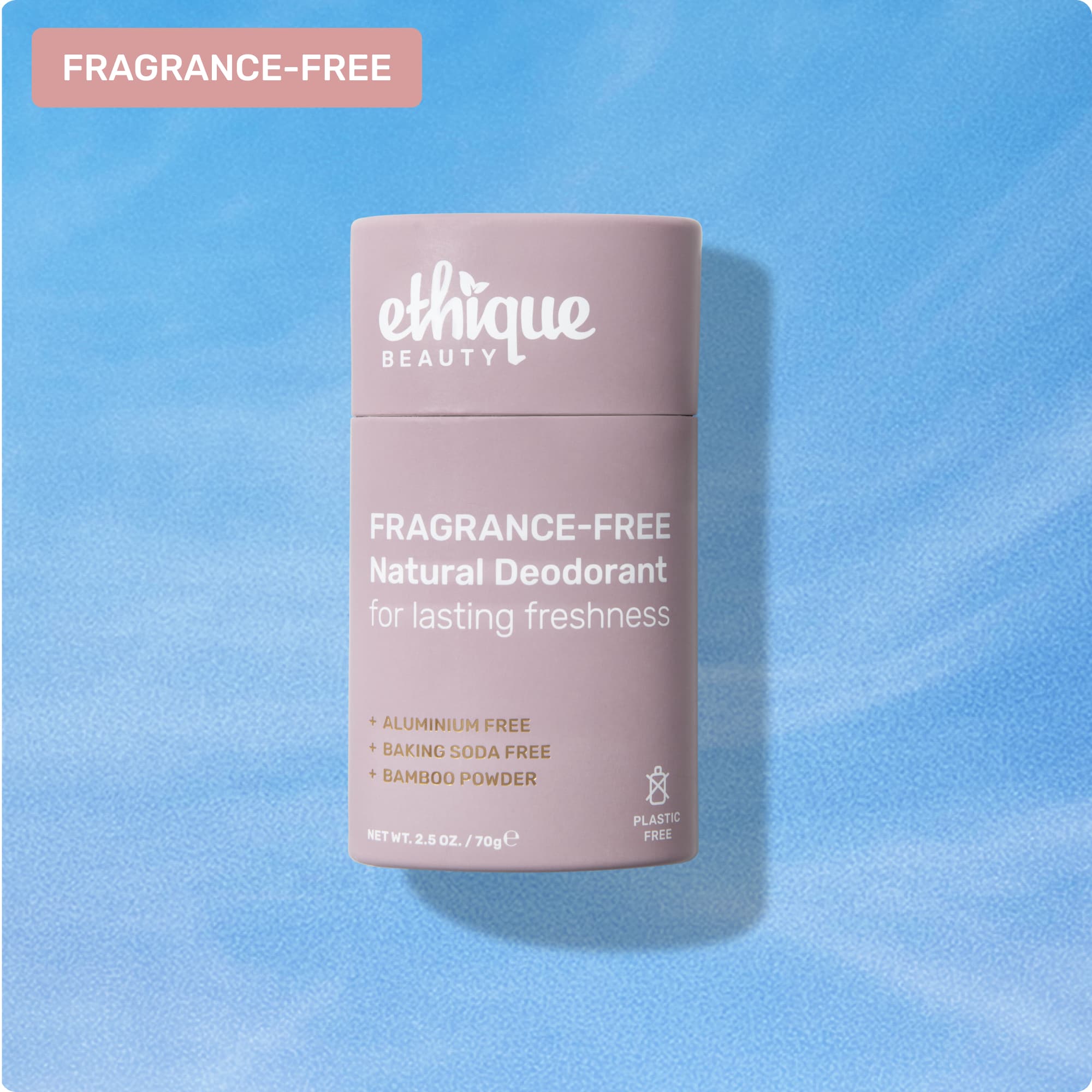 FRAGRANCE-FREE Natural Deodorant