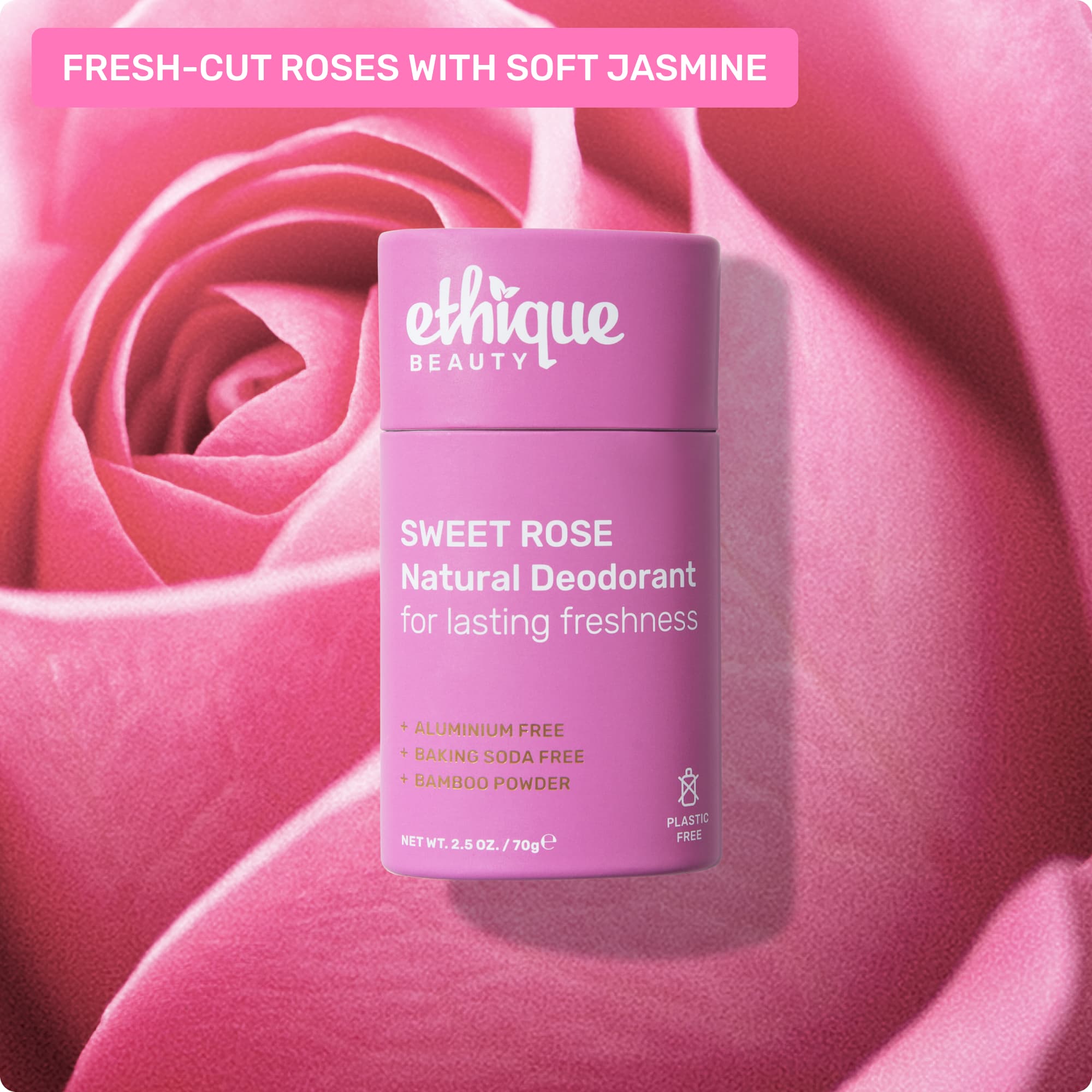 SWEET ROSE Natural Deodorant