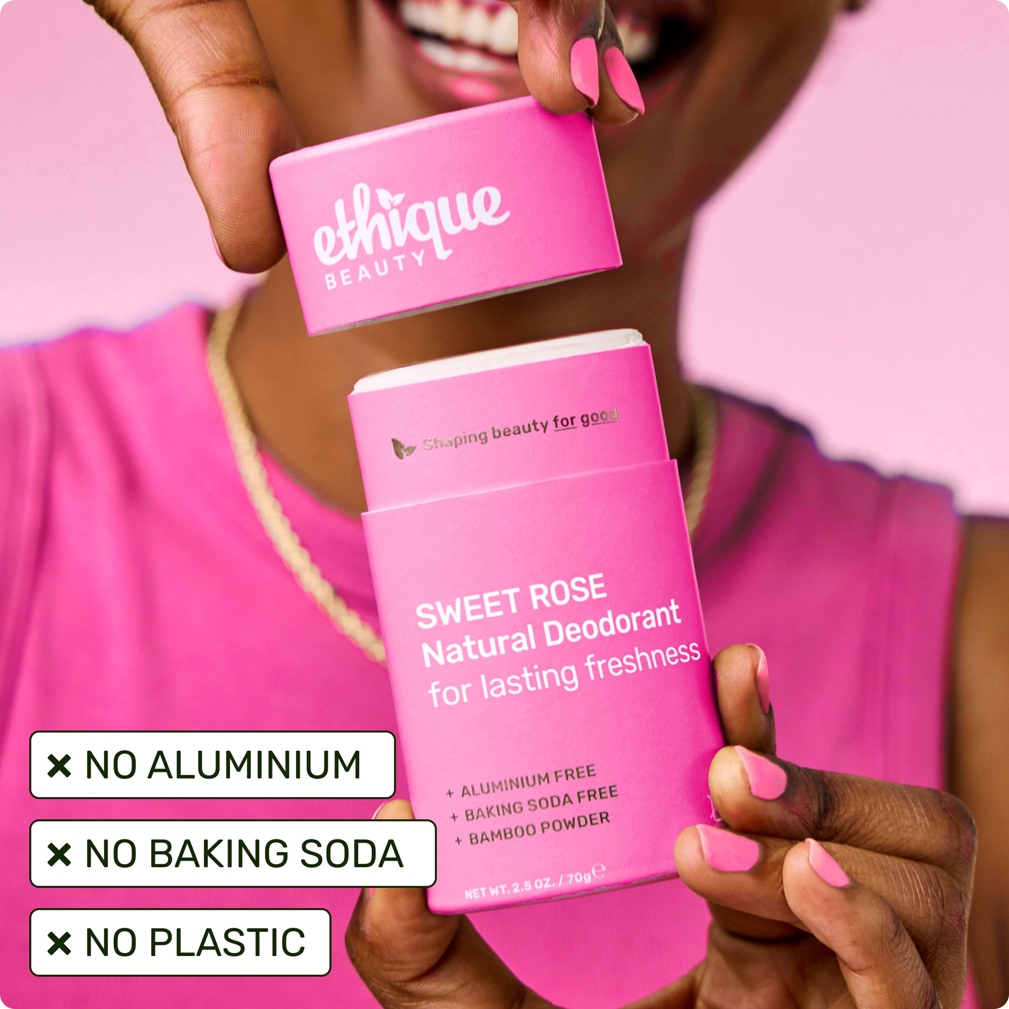 SWEET ROSE Natural Deodorant