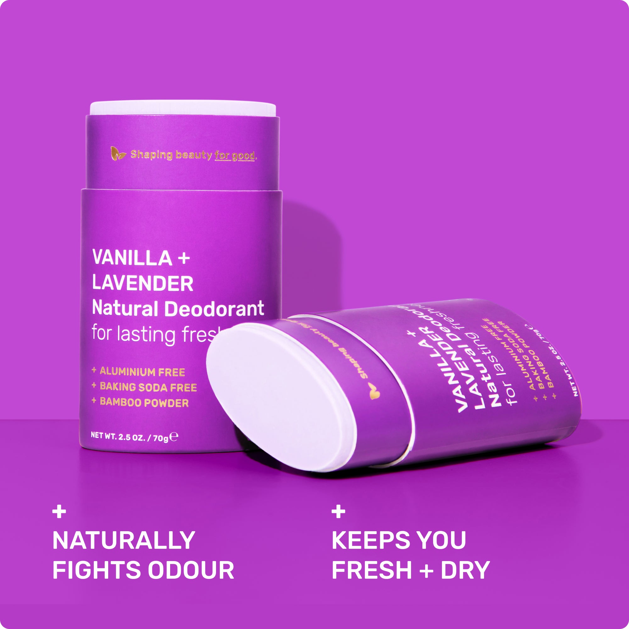 VANILLA + LAVENDER Natural Deodorant